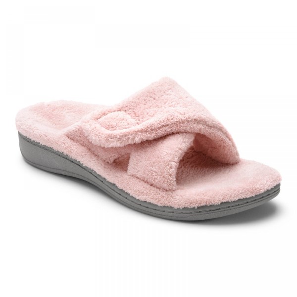Vionic Slippers Ireland - Relax Slippers Pink - Womens Shoes Ireland | PBRVF-6508